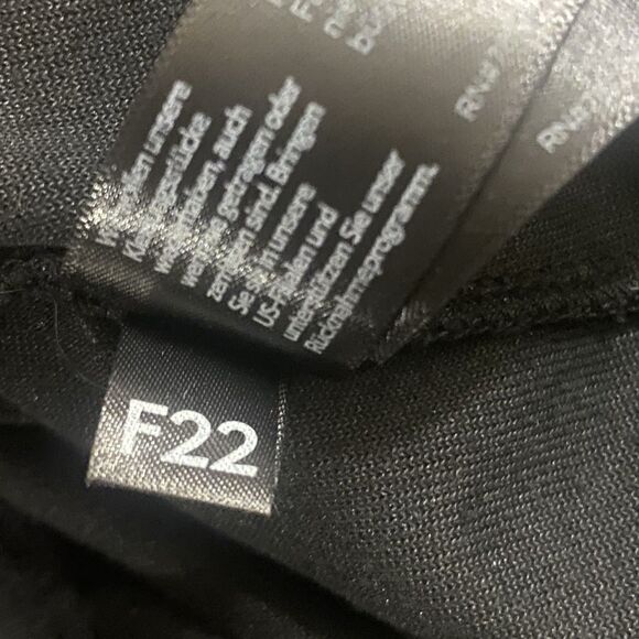 Eileen Fisher Black Velour Jogger Pants Organic Cotton Drawstring Pull On PL - Picture 13 of 13